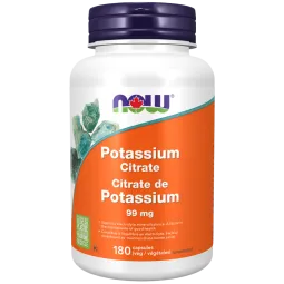 NOW Foods Potassium Citrate 99 mg, 180 Capsules | Unbeatable Prices, Daily Deals | VITASHOP