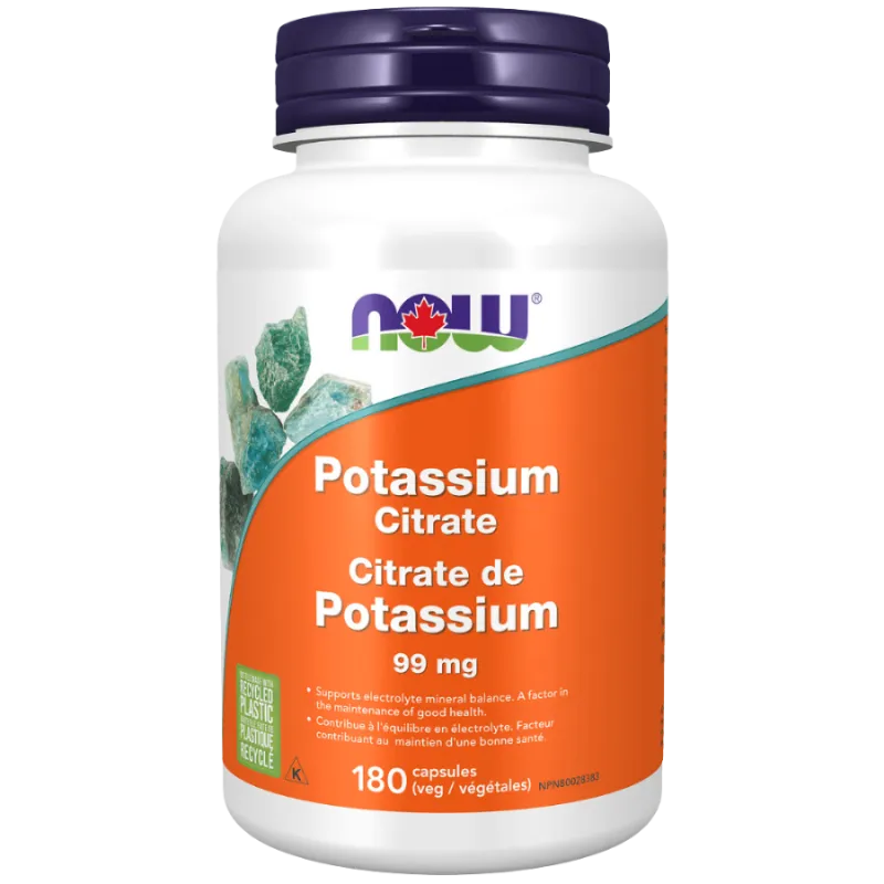 NOW Foods 나우 푸드 구연산 칼륨 99 mg, 180 캡슐 | 매일 업데이트되는 특가 상품 | VITASHOP