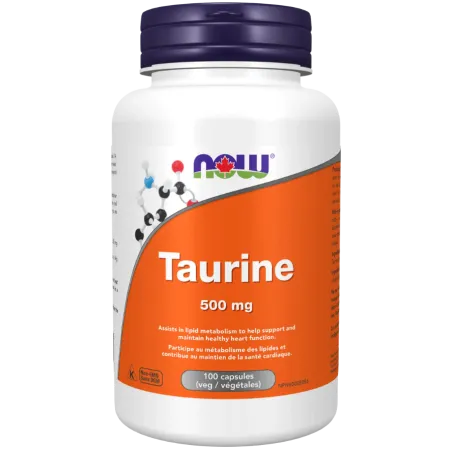 Taurine 500 mg, 100 Gélules | Safest & Easiest Shopping Vitamins Online | VITASHOP