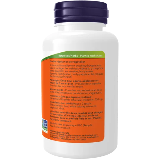 NOW Foods 나우 푸드 생강 뿌리 550 mg, 100 캡슐 | 매일 업데이트되는 특가 상품 | VITASHOP
