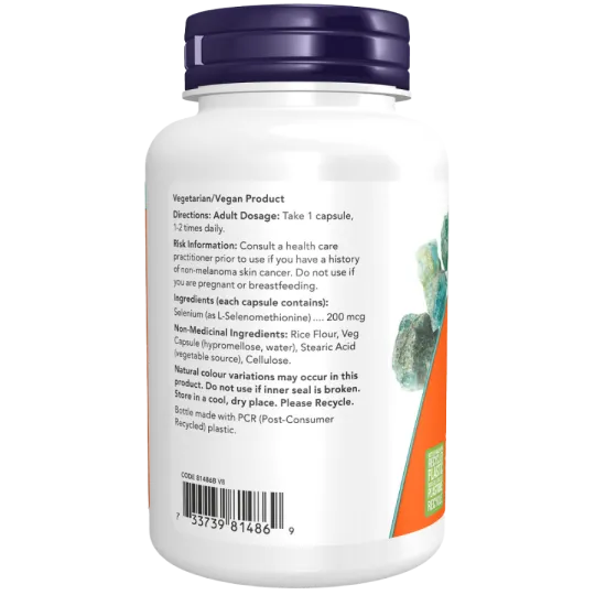 NOW Foods 나우 푸드 셀레늄 200mcg(이스트 프리) 180 식물성 캡슐 | 매일 업데이트되는 특가 상품 | VITASHOP