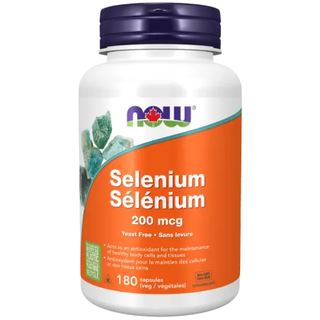 NOW Foods Selenium 200mcg (yeast free) 180 vcaps | Unbeatable Prices, Daily Deals | VITASHOP