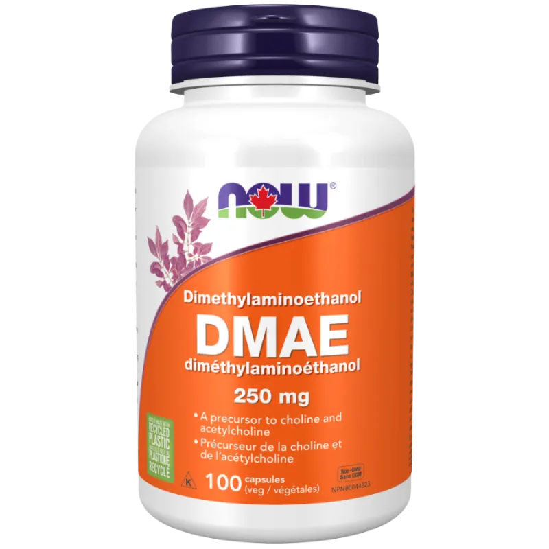 NOW Foods DMAE 250 mg, 100 Veg Capsules | Unbeatable Prices, Daily Deals | VITASHOP