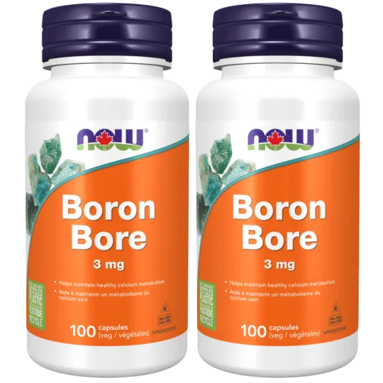 NOW Foods [2 for Deal] Boron 3mg, 100 Veg Capsule | Unbeatable Prices, Daily Deals | VITASHOP