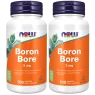 NOW Foods [2 for Deal] 나우 푸드 붕소 3mg, 식물성 캡슐 100정 | 매일 업데이트되는 특가 상품 | VITASHOP