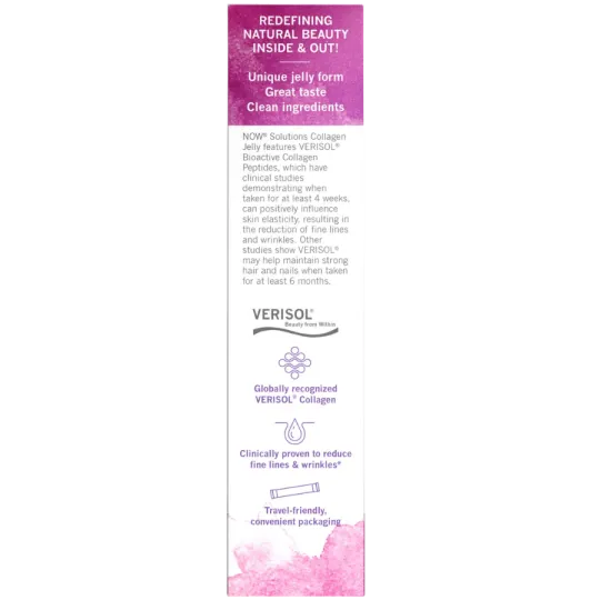 NOW Foods Collagen Jelly Beauty Complex, Sweet Plum Jelly Sticks 200G 10 Edible Jelly Sticks | 每天不同折扣, 全网最低价格 | 种类齐全的保健品店铺 VITAS