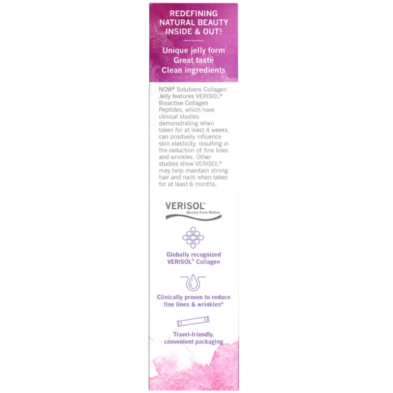 NOW Foods Collagen Jelly Beauty Complex, Sweet Plum Jelly Sticks 200G 10 Edible Jelly Sticks | 每天不同折扣, 全网最低价格 | 种类齐全的保健品店铺 VITAS