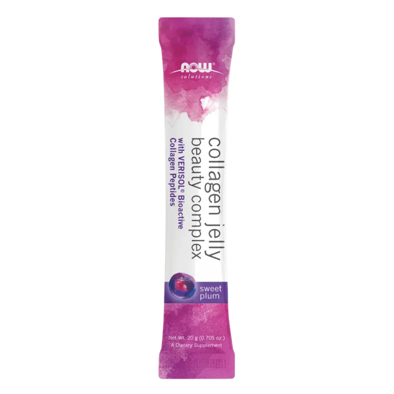 NOW Foods Collagen Jelly Beauty Complex, Sweet Plum Jelly Sticks 200G 10 Edible Jelly Sticks | 每天不同折扣, 全网最低价格 | 种类齐全的保健品店铺 VITAS