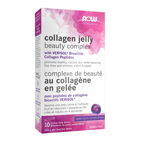 NOW Foods Collagen Jelly Beauty Complex, Sweet Plum Jelly Sticks 200G 10 Edible Jelly Sticks | 每天不同折扣, 全网最低价格 | 种类齐全的保健品店铺 VITAS