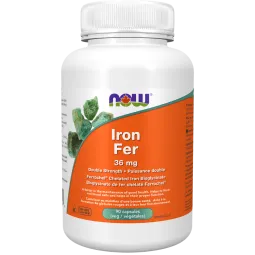 NOW Foods 나우 푸드 철 비스글리시네이트 36mg, 식물성 캡슐 90정 | 매일 업데이트되는 특가 상품 | VITASHOP