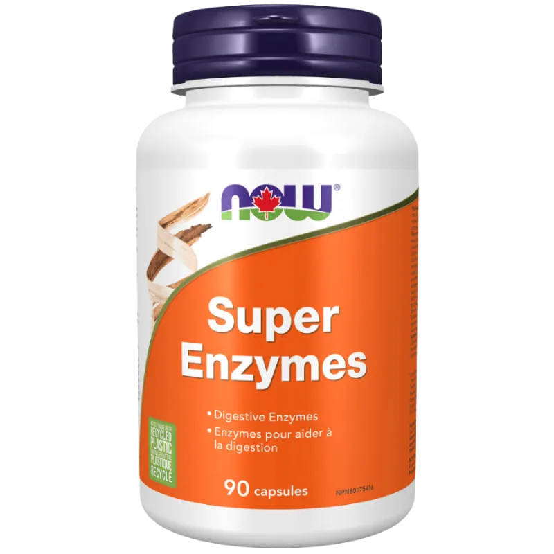 NOW Foods Super Enzymes 90 Capsules | Unbeatable Prices, Daily Deals | VITASHOP