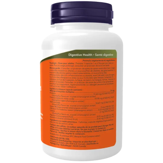 Enzymes végétales, 120 capsules végétales | Safest & Easiest Shopping Vitamins Online | VITASHOP