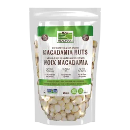 Noix de macadamia, rôties à sec et salées, 255 g | Safest & Easiest Shopping Vitamins Online | VITASHOP