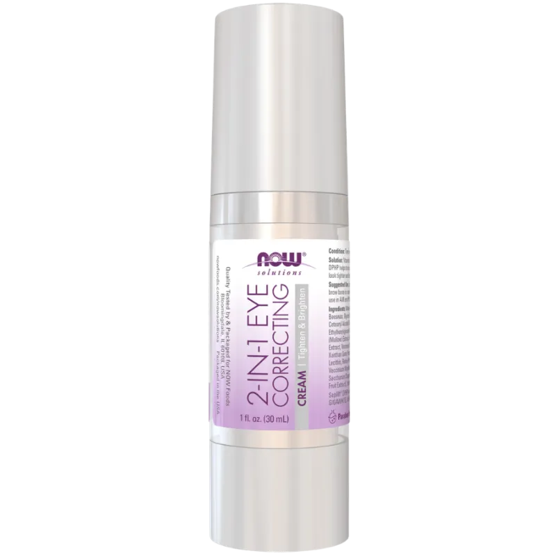 NOW Foods 나우 푸드 2 in 1 코렉팅 아이 크림, 30mL | 매일 업데이트되는 특가 상품 | VITASHOP
