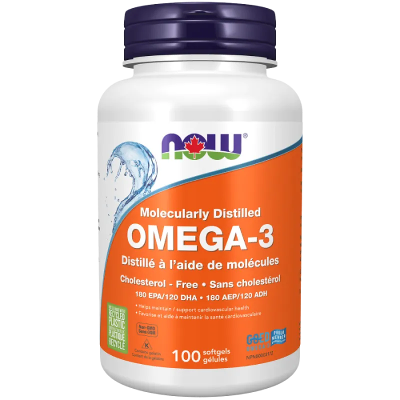 NOW Foods Omega-3 1000 mg, 100 Softgels | Unbeatable Prices, Daily Deals | VITASHOP