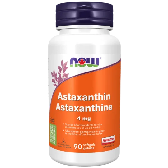 NOW Foods Astaxanthin 4 mg, 90 Softgels | Unbeatable Prices, Daily Deals | VITASHOP