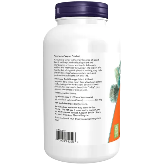 NOW Foods 나우 푸드 구연산 칼슘 분말, 227g | 매일 업데이트되는 특가 상품 | VITASHOP