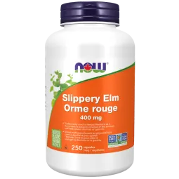 NOW Foods Slippery Elm 400 mg, 250 Capsules | 每天不同折扣, 全网最低价格 | 种类齐全的保健品店铺 VITASHOP, 只有你想不到, 没有你买不到 !