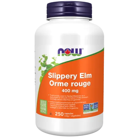 NOW Foods Slippery Elm 400 mg, 250 Capsules | 每天不同折扣, 全网最低价格 | 种类齐全的保健品店铺 VITASHOP, 只有你想不到, 没有你买不到 !