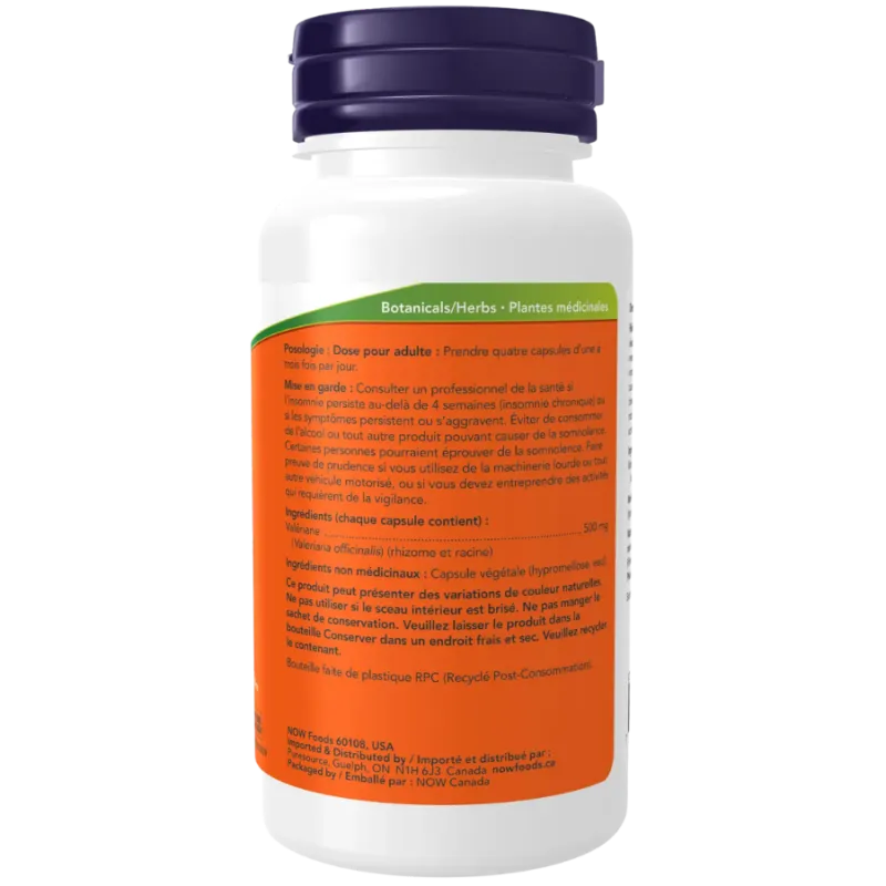 NOW Foods Valerian Root 500 mg, 100 Veg Capsules | 每天不同折扣, 全网最低价格 | 种类齐全的保健品店铺 VITASHOP, 只有你想不到, 没有你买不到 !
