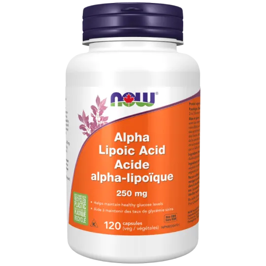 NOW Foods Alpha Lipoic Acid 250 mg, 120 Capsules | Unbeatable Prices, Daily Deals | VITASHOP