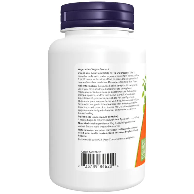 NOW Foods 나우 푸드 카스카라 사그라다 450 mg, 100 캡슐 | 매일 업데이트되는 특가 상품 | VITASHOP