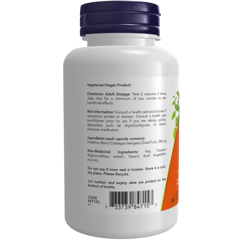NOW Foods Hawthorn Berry 540 mg, 100 Veg Capsules[DISCONTINUED] | Unbeatable Prices, Daily Deals | VITASHOP