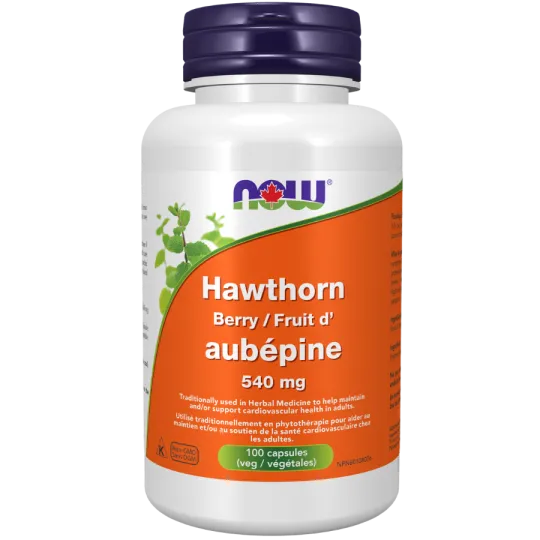 NOW Foods Hawthorn Berry 540 mg, 100 Veg Capsules[DISCONTINUED] | Unbeatable Prices, Daily Deals | VITASHOP