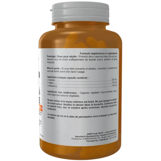 NOW Foods Branched Chain Amino Acids, 120 Capsules | 每天不同折扣, 全网最低价格 | 种类齐全的保健品店铺 VITASHOP, 只有你想不到, 没有你买不到 !