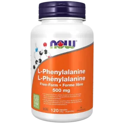NOW Foods L-Phenylalanine 500 mg, 120 Capsules | Unbeatable Prices, Daily Deals | VITASHOP
