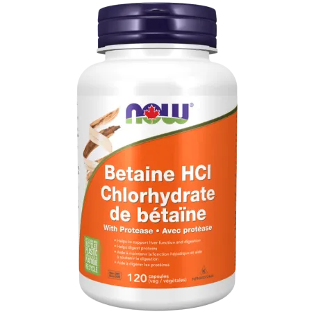 NOW Foods Betaine HCl, 120 Veg Capsules | 每天不同折扣, 全网最低价格 | 种类齐全的保健品店铺 VITASHOP, 只有你想不到, 没有你买不到 !