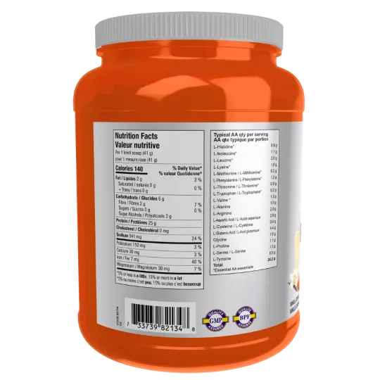 NOW Foods Pea Protein Vanilla Toffee, 907 g (EXP DATE : Nov 1 2025) | Unbeatable Prices, Daily Deals | VITASHOP