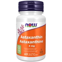 NOW Foods Astaxanthin 4 mg, 60 Veg Softgels | 每天不同折扣, 全网最低价格 | 种类齐全的保健品店铺 VITASHOP, 只有你想不到, 没有你买不到 !