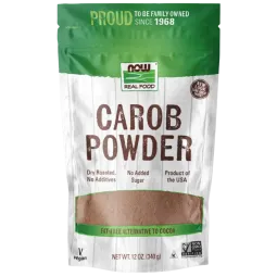 NOW Foods 나우 푸드 캐롭 파우더, 드라이 로스팅, 340g | 매일 업데이트되는 특가 상품 | VITASHOP
