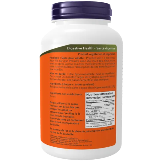NOW Foods Organic Inulin Powder, 227 g | 每天不同折扣, 全网最低价格 | 种类齐全的保健品店铺 VITASHOP, 只有你想不到, 没有你买不到 !
