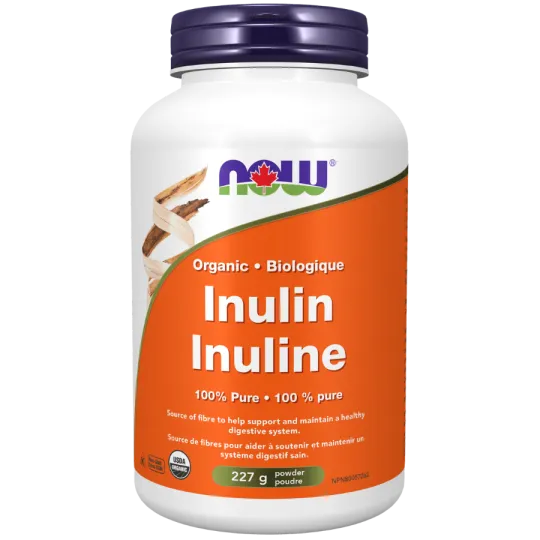 NOW Foods Organic Inulin Powder, 227 g | 每天不同折扣, 全网最低价格 | 种类齐全的保健品店铺 VITASHOP, 只有你想不到, 没有你买不到 !