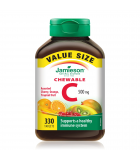 Jamieson 자미에슨 비타민 C 500mg 다양한 크기 330 츄어블 정제 | 매일 업데이트되는 특가 상품 | VITASHOP