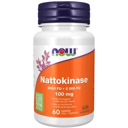 NOW Foods Nattokinase 100 mg, 60 Capsule | Unbeatable Prices, Daily Deals | VITASHOP