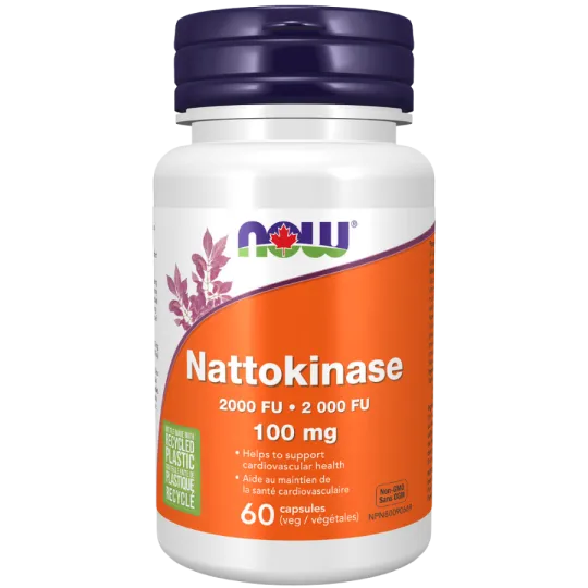 NOW Foods Nattokinase 100 mg, 60 Capsule | Unbeatable Prices, Daily Deals | VITASHOP