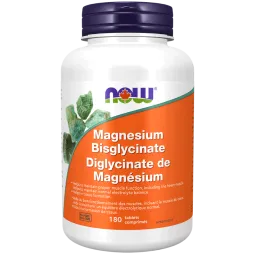 NOW Foods Magnesium Bisglycinate 100 mg, 180 Tablets | Unbeatable Prices, Daily Deals | VITASHOP