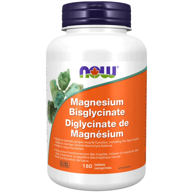 Bisglycinate de magnésium 100 mg, 180 comprimés | Safest & Easiest Shopping Vitamins Online | VITASHOP