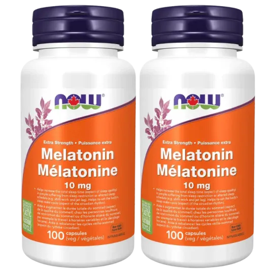 NOW Foods [2 for Deal] Melatonin 10 mg, 100 Capsules | Unbeatable Prices, Daily Deals | VITASHOP