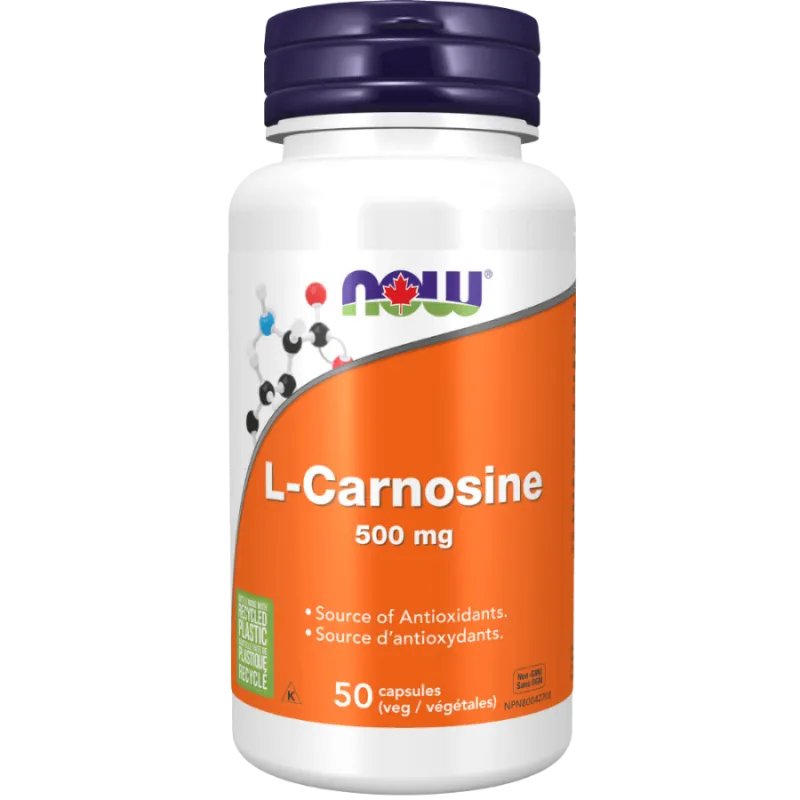 NOW Foods 나우 푸드 L-카르노신 500mg, 식물성 캡슐 60정 | 매일 업데이트되는 특가 상품 | VITASHOP