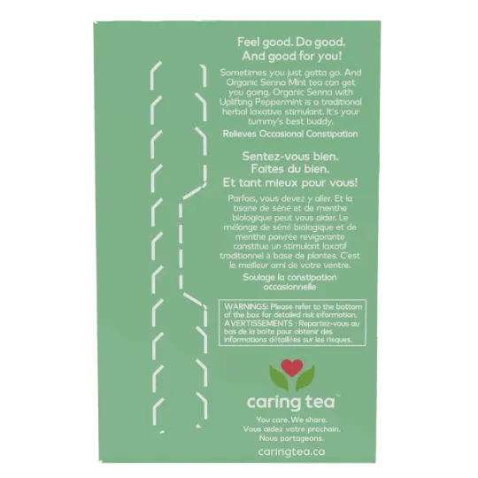 NOW Organic Senna Mint Tea 24x48g