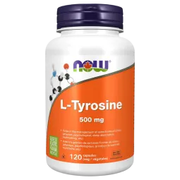 NOW Foods L-Tyrosine 500 mg, 120 Capsules | 每天不同折扣, 全网最低价格 | 种类齐全的保健品店铺 VITASHOP, 只有你想不到, 没有你买不到 !