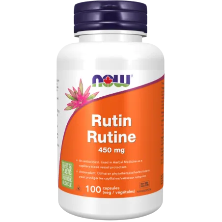 NOW Foods Rutin 450 mg, 100 Veg Capsules | Unbeatable Prices, Daily Deals | VITASHOP