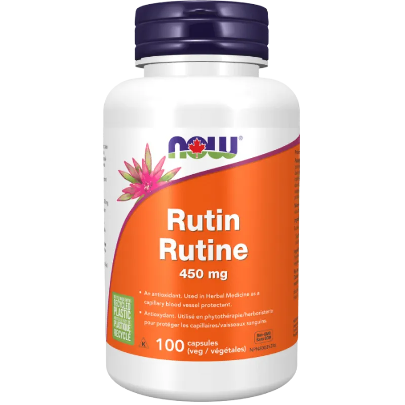 NOW Foods Rutin 450 mg, 100 Veg Capsules | Unbeatable Prices, Daily Deals | VITASHOP