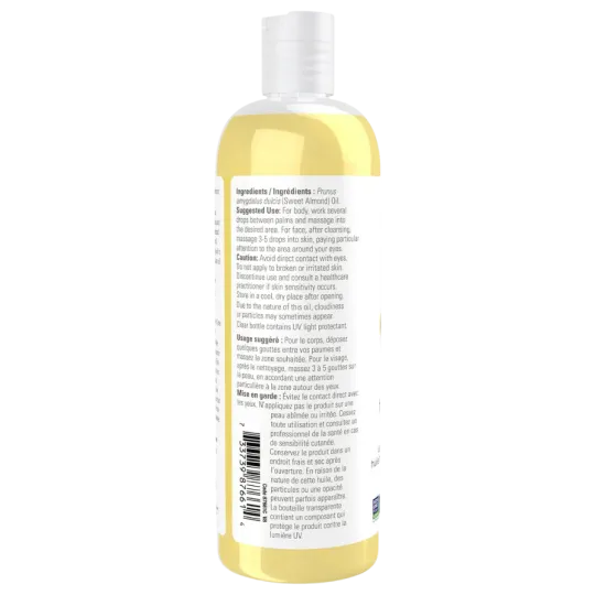 NOW Foods Sweet Almond Oil, 473 mL | 每天不同折扣, 全网最低价格 | 种类齐全的保健品店铺 VITASHOP, 只有你想不到, 没有你买不到 !