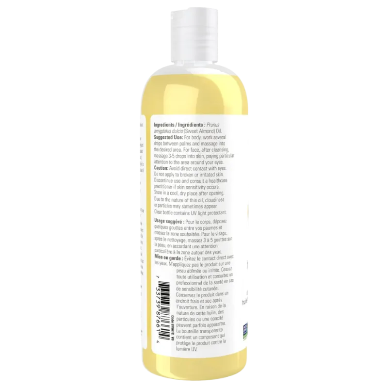 Huile d’amande douce, 473 mL | Safest & Easiest Shopping Vitamins Online | VITASHOP