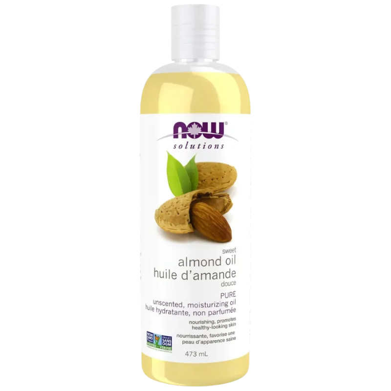 Huile d’amande douce, 473 mL | Safest & Easiest Shopping Vitamins Online | VITASHOP